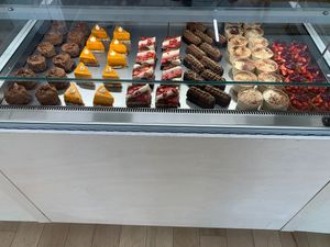Dessert Case at Pâtisserie Zébulon in Montreal