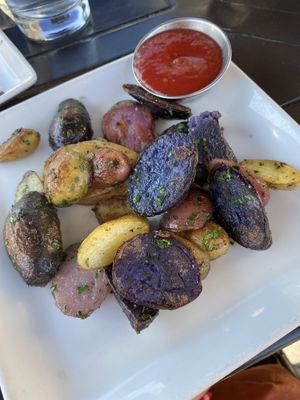 Fingerling potatoes   at Grace's Table in Napa