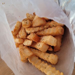French fries at Vegan Bodega in New Britain
