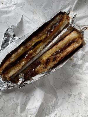 Caramelized Onion Grilled Cheese  at Vegan Bodega in New Britain