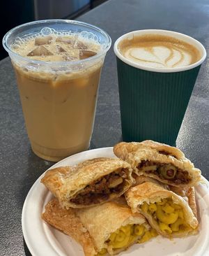 Savory Hand Pies. at WeVegan Cafe in Tampa