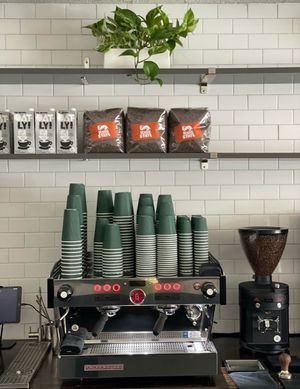 Full Espresso Bar. at WeVegan Cafe in Tampa