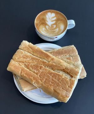 Cuban Toast!! at WeVegan Cafe in Tampa