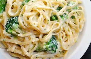 Broccoli Alfredo Fettuccine at WeVegan Cafe in Tampa