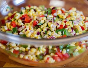 Corn Salad at WeVegan Cafe in Tampa