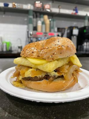 The EMO Breakfast Sandwich at WeVegan Cafe in Tampa