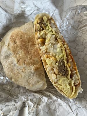 Breakfast crunchwrap   at WeVegan Cafe in Tampa