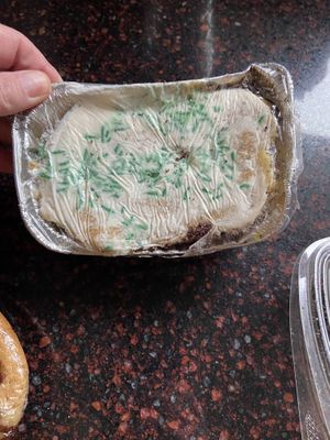 Smashed upon arrival due to poor packagingg  at WeVegan Cafe in Tampa