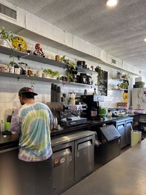 inside  at WeVegan Cafe in Tampa