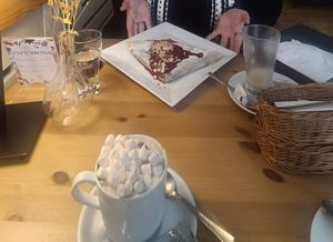 Sweet crepes well worth it. at Naleśnikarnia Gramofon in Poznan