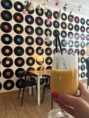 Mango shake  at Naleśnikarnia Gramofon in Poznan