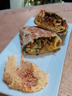 Wrap de lentejas y verduras at Calendula Cafe - Maybe closed in Guatemala City