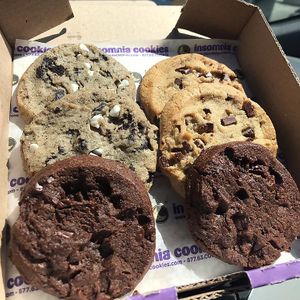 Vegan cookies at Insomnia Cookies in West Hollywood