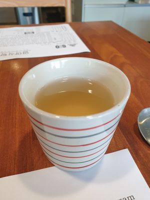 Nice cool tea for free at Mothers Table in Seoul