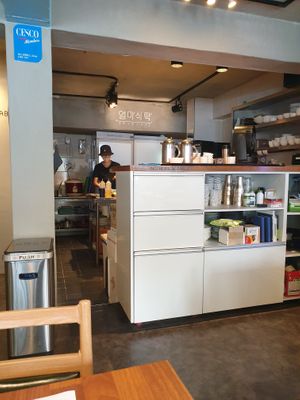 small kitchen at Mothers Table in Seoul
