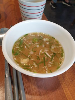 miso soup at Mothers Table in Seoul