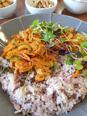 love this fried tofu dish at Mothers Table in Seoul