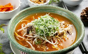 spicy rice soup at Mothers Table in Seoul