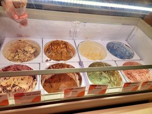 Flavors at Kate's Ice Cream in Portland