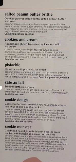 Flavor ingredients at Kate's Ice Cream in Portland