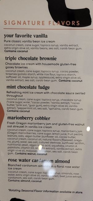 Flavor ingredients pt 2 at Kate's Ice Cream in Portland