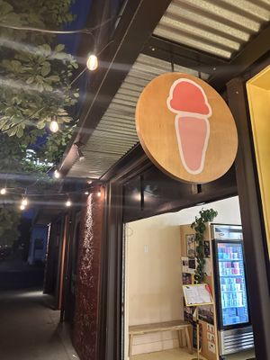 A whole case of vegan ice cream  at Kate's Ice Cream in Portland