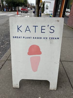   at Kate's Ice Cream in Portland