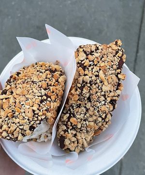Ice cream taco  at Kate's Ice Cream in Portland