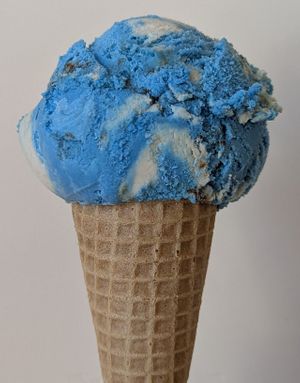 Van Gogh's Starry Night at Kate's Ice Cream in Portland