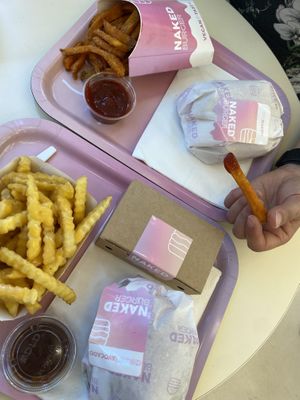 our order at Naked Burger - 6ème in Paris