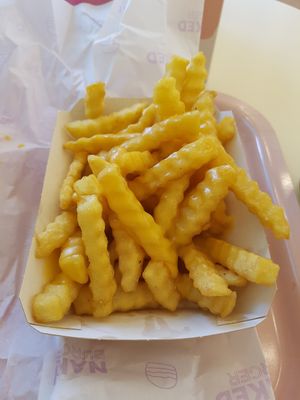 Fries with cheese at Naked Burger - 6ème in Paris