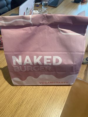 Beautiful packaging  at Naked Burger - 6ème in Paris