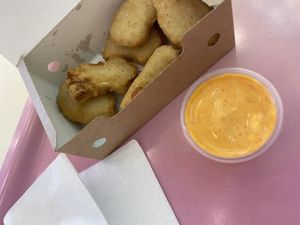 nuggets with the spicy sauce   at Naked Burger - 6ème in Paris