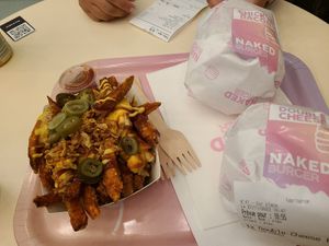 Loaded fries at Naked Burger - 6ème in Paris