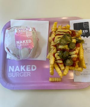 Love the branding! #Veganuary at Naked Burger - 6ème in Paris