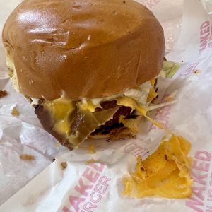 Chick'n bacon burger #Veganuary at Naked Burger - 6ème in Paris