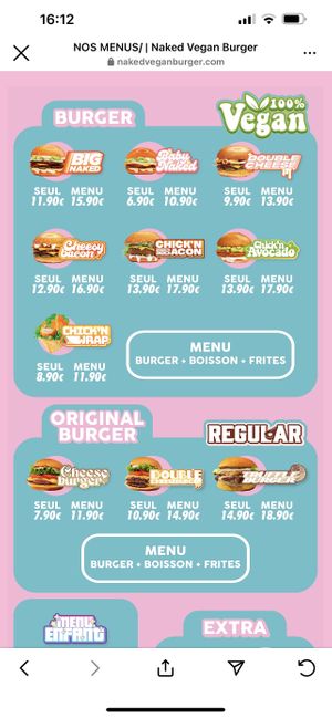   at Naked Burger - 6ème in Paris