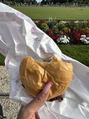 Nothing worse than realizing what you just bit into wasn’t vegan!   at Naked Burger - 6ème in Paris
