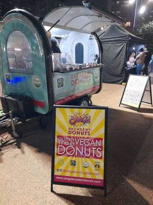 Night markets, Surfers Paradise at OMG Decadent Donuts in Surfers Paradise