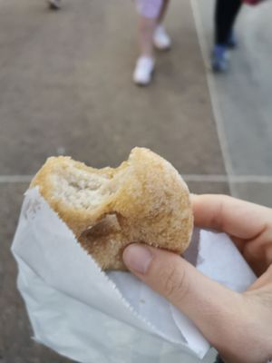 Pineapple, still warm :) at OMG Decadent Donuts in Surfers Paradise