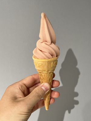 Plant-based watermelon soft ice  at IKEA - Shibuya in Tokyo