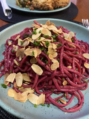 Linguine ordered without cheese  at Santo Seitan in Sao Miguel