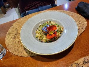 Risotto at Santo Seitan in Sao Miguel