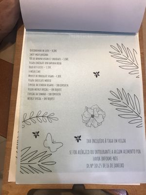 Menú as at May 2023  at Santo Seitan in Sao Miguel