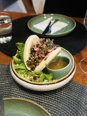 Seitan Bao Bun  at Santo Seitan in Sao Miguel