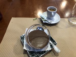 Coffee and chocolate mouse❤️❤️❤️  at Santo Seitan in Sao Miguel