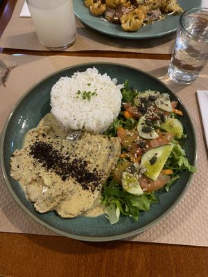 Seitan Steak  at Santo Seitan in Sao Miguel