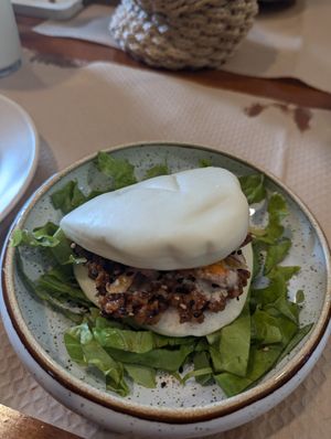 bao bun at Santo Seitan in Sao Miguel