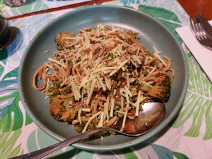Linguine (ask for vegan version) at Santo Seitan in Sao Miguel