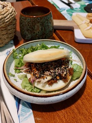 Bun Bao at Santo Seitan in Sao Miguel
